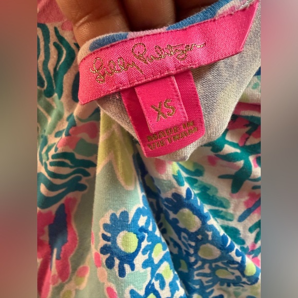 Lilly Pulitzer  Jarrett Sleeveless Romper Dress Jumpsuit Tassels - Picture 4 of 5